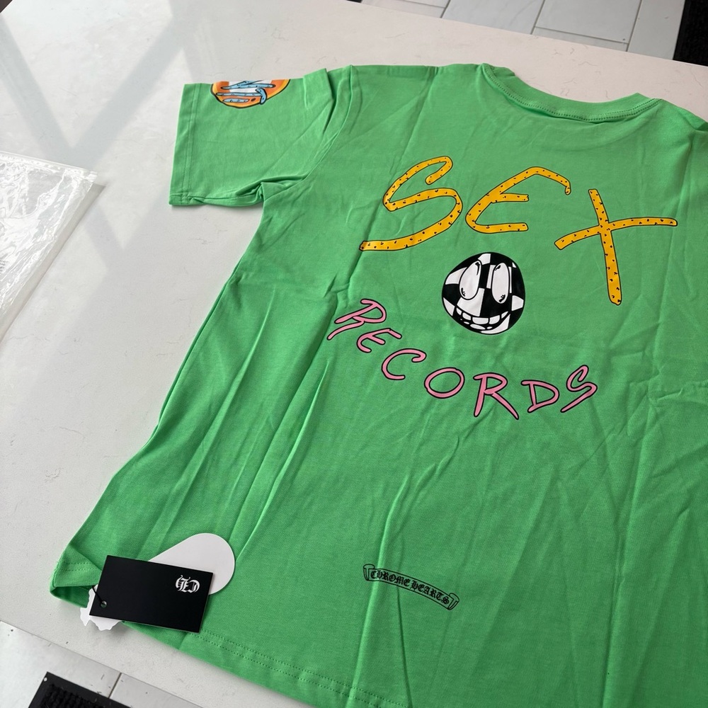 Chrome Hearts Mint Green Short Sleeve Tee
